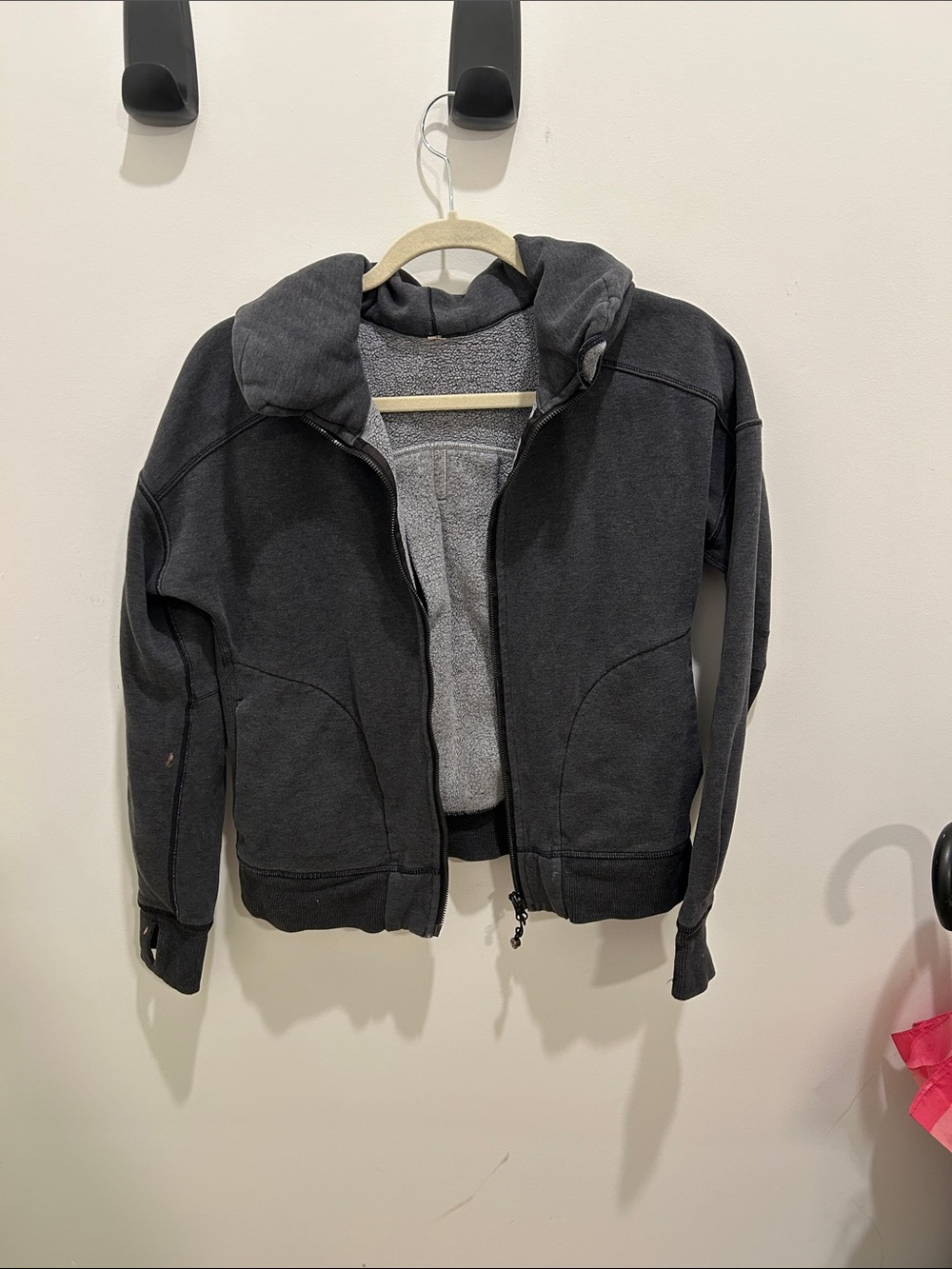 lululemon athletica Charcoal Gray Full-Zip Hoodie Jacket